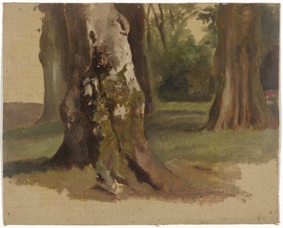 pnie drzew autorstwa Guillaume Anne van der Brugghen
