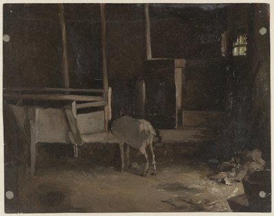 Dziecko w stajni autorstwa Guillaume Anne van der Brugghen