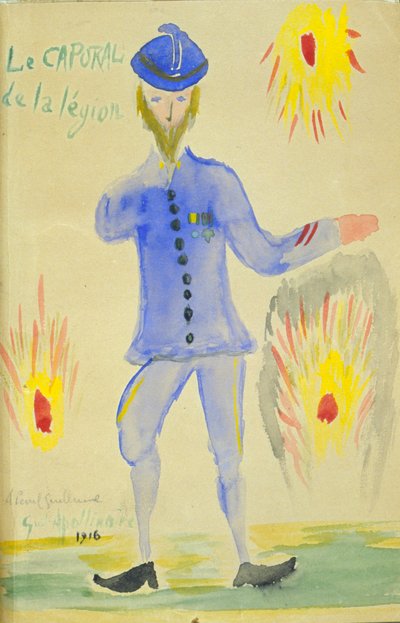 Kapral legionu, 1916 autorstwa Guillaume Apollinaire