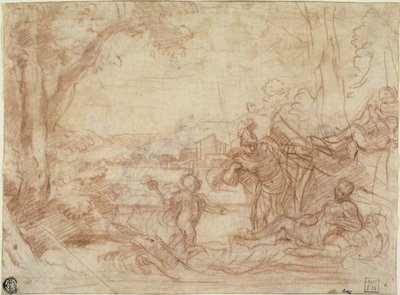 Mars i Wenus (rekto i verso) autorstwa Guillaume Courtois