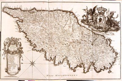 Korsyka, Francja autorstwa Guillaume Delisle
