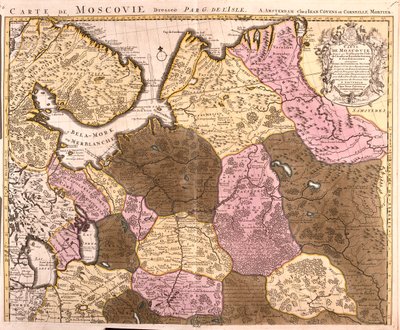 Północna Rosja autorstwa Guillaume Delisle