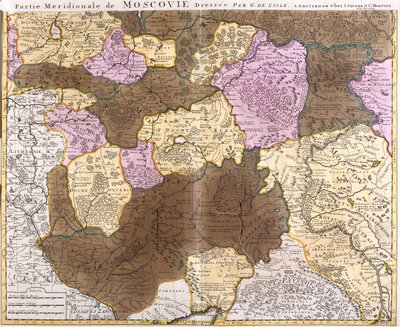 Południowa Rosja autorstwa Guillaume Delisle