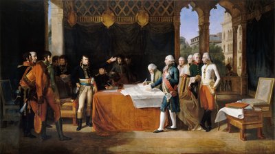 Eliminacje Leobena, 17 kwietnia 1797 autorstwa Guillaume Guillon Lethière