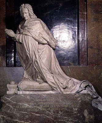 Grób kardynała Guillaume Dubois (1656-1723) 1705 (marmur) autorstwa Guillaume I Coustou