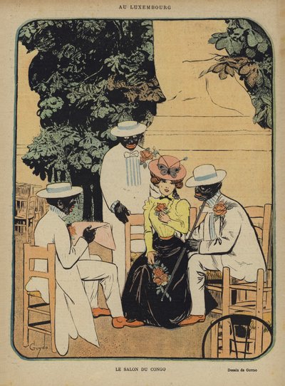 Ilustracja do Le Rire autorstwa Guillaume Le Barrois dOrgeval