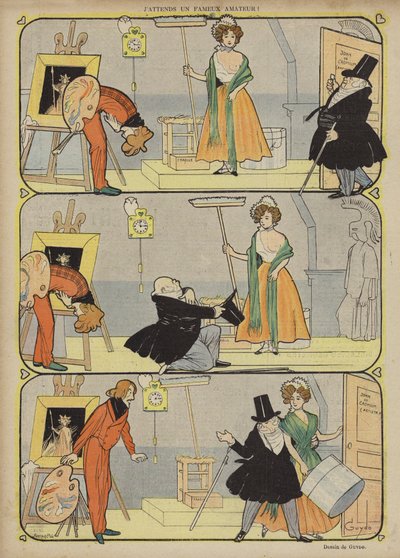 Ilustracja do Le Rire autorstwa Guillaume Le Barrois dOrgeval