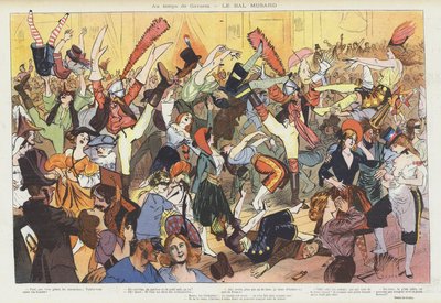 Ilustracja do Le Rire autorstwa Guillaume Le Barrois dOrgeval