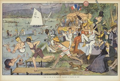 Ilustracja do Le Rire autorstwa Guillaume Le Barrois dOrgeval