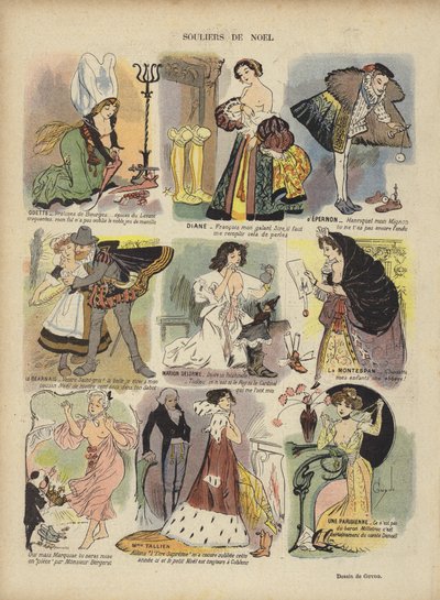 Ilustracja do Le Rire autorstwa Guillaume Le Barrois dOrgeval