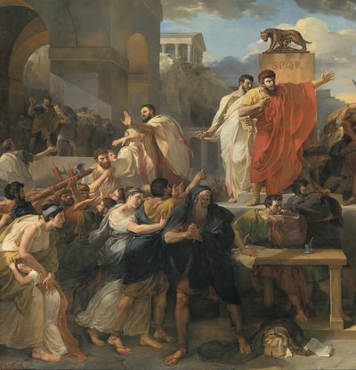 Szczegóły: Śmierć Wirginii autorstwa Guillaume Lethiere