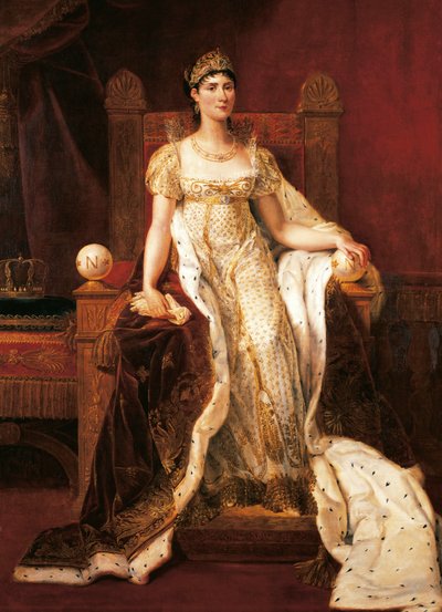 Portret Józefiny Bonaparte, Guillaume Guillon Lethiere, olej na płótnie autorstwa Guillaume Lethiere
