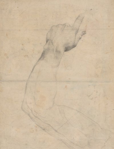 Studium ramienia [verso] autorstwa Guillaume Lethiere