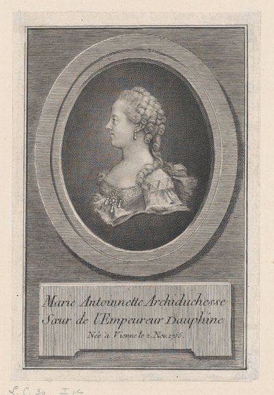 Maria Antonina, księżniczka, 1770. autorstwa Guillaume Phillipe Benoist