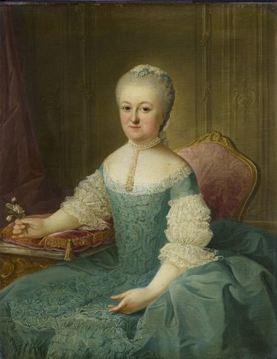 Portret damy z rodziny van de Poll, prawdopodobnie Anna Maria Dedel, żona Jana van de Poll autorstwa Guillaume de Spinny