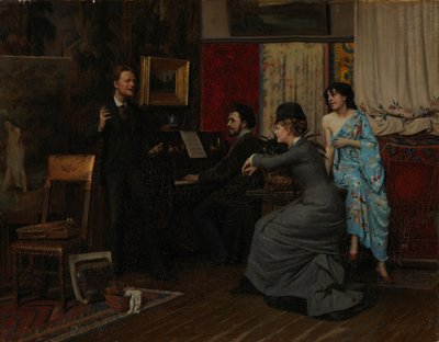 Muzyka w pracowni autorstwa Gunnar Berndtson