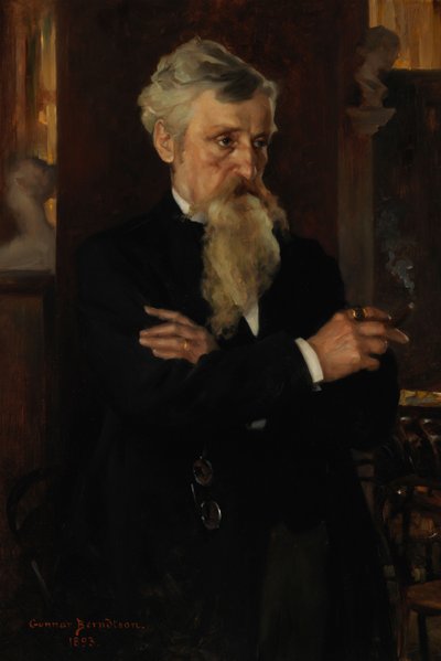 Portret dziennikarza Augusta Schaumana autorstwa Gunnar Berndtson