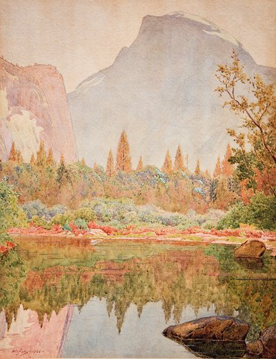Półkopuła, Yosemite autorstwa Gunnar Widforss
