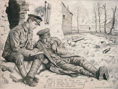 Dom listu, c1917, 1918 autorstwa Gunning King