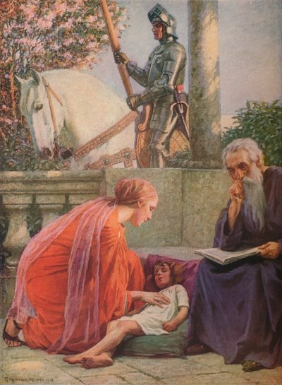 Trzy ścieżki, 1918, 1918 autorstwa Gunning King