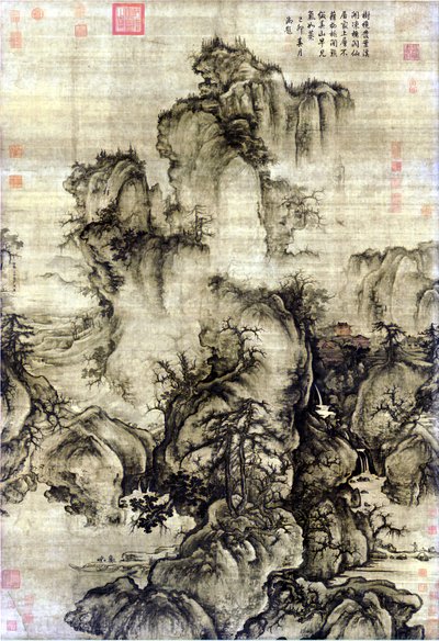 Wczesna wiosna autorstwa Guo Xi