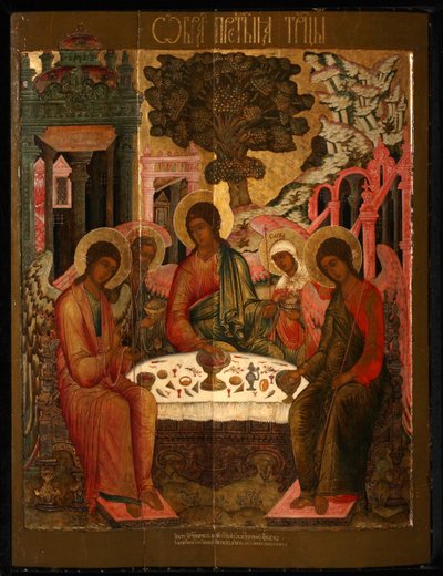 Trójca Starego Testamentu, 1690 autorstwa Gury Nikitin