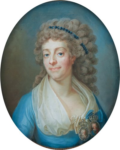 Portret Hedvig Katariny Piper autorstwa Gustaf Lundberg