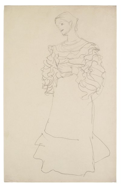 Portret Studium Magdy Mautner-Markhof autorstwa Gustav Klimt