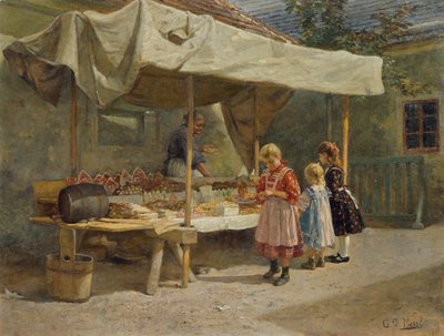 Na stoisku z piernikami autorstwa Gustav Adolf Hessl