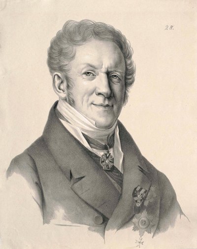 Balthasar Campenhausen (rycina z 1820 r.) autorstwa Gustav Adolf Hippius