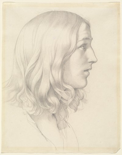 Głowa młodego mężczyzny autorstwa Gustav Heinrich Naeke