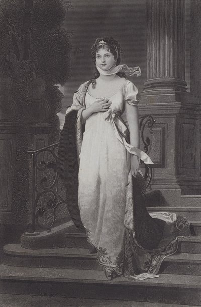 Louise, królowa małżonka króla Fryderyka Wilhelma III Prus autorstwa Gustav Karl Ludwig Richter