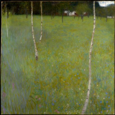 Gospodarstwo z Brzozami (Młode Brzozy) autorstwa Gustav Klimt