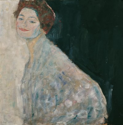 Pani w bieli autorstwa Gustav Klimt