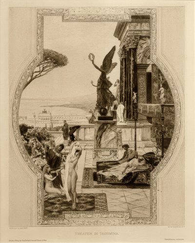 Teatr antyczny w Taorminie autorstwa Gustav Klimt