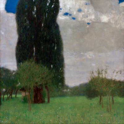 Duża topola I autorstwa Gustav Klimt