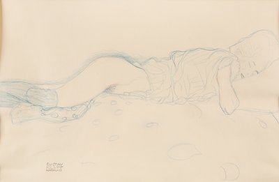 Półnaga kobieta, ok. 1908. autorstwa Gustav Klimt