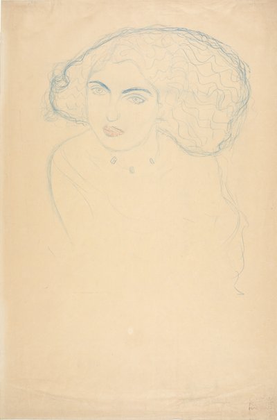Głowa kobiety, ok. 1916. autorstwa Gustav Klimt