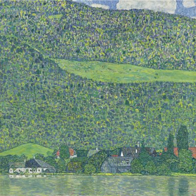 Litzlberg nad Attersee, 1914-1915 autorstwa Gustav Klimt