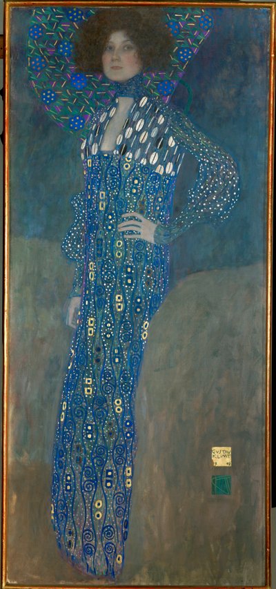 Panna Emilie Floege autorstwa Gustav Klimt