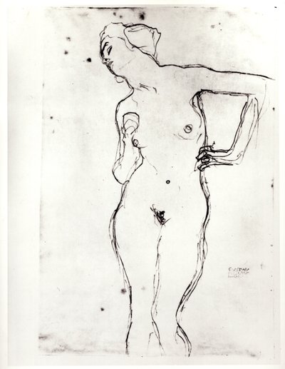 Nagi autorstwa Gustav Klimt
