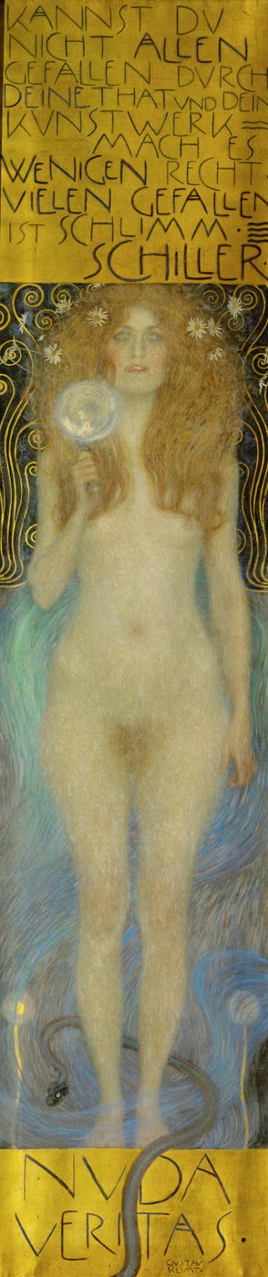 Nude Veritas autorstwa Gustav Klimt