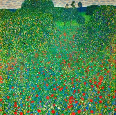 Pole makowe, 1907 autorstwa Gustav Klimt