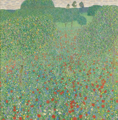 Pole maków autorstwa Gustav Klimt
