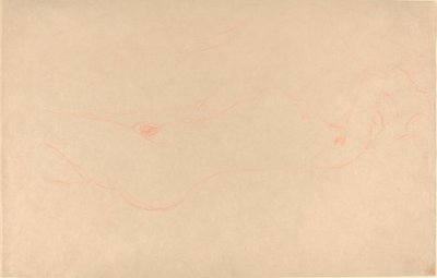 Leżąca kobieta autorstwa Gustav Klimt