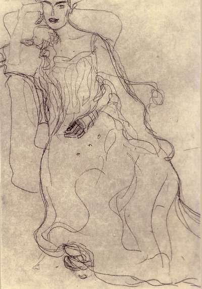 Studium do obrazu Portret Adele Bloch-Bauer I autorstwa Gustav Klimt
