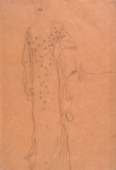 Studium do portretu Adele Bloch-Bauer I autorstwa Gustav Klimt