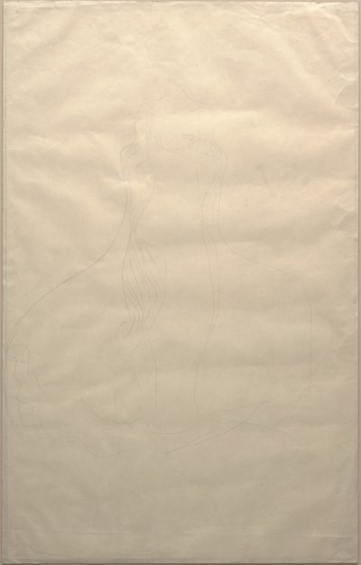 Studium do sukni Adele Bloch-Bauer, ok. 1903 (ołówek na papierze) autorstwa Gustav Klimt