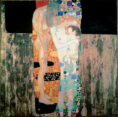 Trzy wieki kobiety Obraz Gustava Klimta (1862-1918) 1905 wym. 180x180 cm Rzym, Galleria Nazionale d