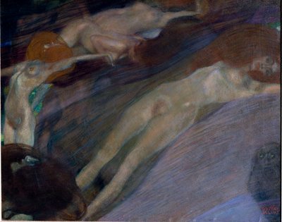 Agita wodna Obraz Gustava Klimta (1862-1918). 1898 wym.52x65 cm Galeria Austriacka Belvedere, Wiedeń. autorstwa Gustav Klimt
